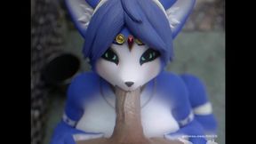 Krystal Fox Gobbling Massive Dong Close-Up