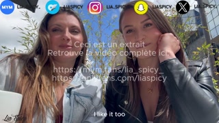 Anna_Divina and Lia_Spicy_ empty the balls of two guys at Le Mans