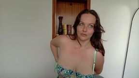 Sheer Lingerie Try on