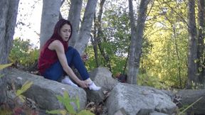 Sunny hiking and licked (HD)