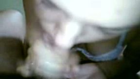 Cute college girlfriend giving nice sensual head on POV private tape