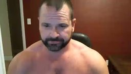 David Shows Off His Muscle Chest