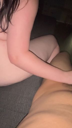 Slave Jerks off Her Master