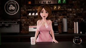 Aunt Cass In Threesome On The Table ( Cartoon )