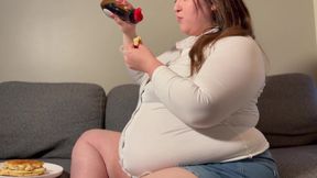 Indulging in a Delicious Feast: A BBW's Journey into Food Exploration