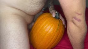 Pumpkin Makes Me Cum Twice!!!