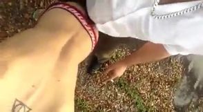 smoking hot in the park