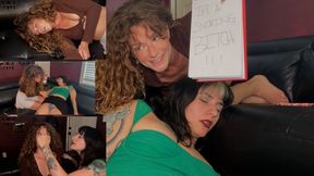 A Duo Resting Apnea Project Leads to Rivals Mia Hope and Nathalia MESMERIZING Each Other to Snore! Femdom, Mesmerization, Snoring, Arm Play, Eye Checking, Upskirt Views, Catty Girls 1080p