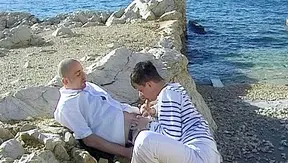 Rough Waves, Raw Heat — Amateur Guys Fuck Wild Bareback on the Beach – GayPrideX 18+