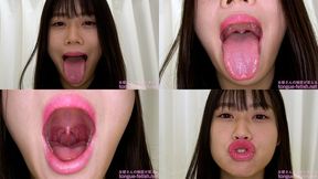 Rin Amasawa - Erotic Long Tongue and Mouth Showing - 1080p