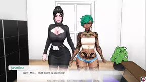 Married woman role plays office lover in high heels