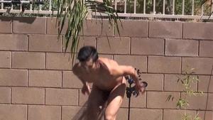GayAsianNetwork - Super sexy Ken gets a good fucking outdoors