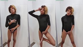 trans girly awquitesy plays intensely with pussy & boobies 4 first time in 2026!