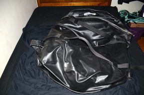 Nov 30 2023 - VacPacked inside of Invincible One&#039;s rubber drybag with RubberBoys PVC Coveralls &amp; my hockey chestie