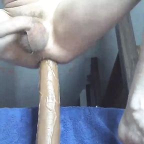 A enormous dick fucks my ass. Anal