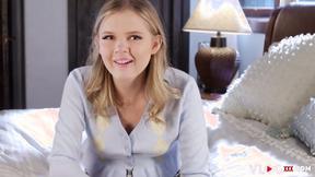 ”Petite Blonde Coco Lovelock Prepares For Interracial Sex”