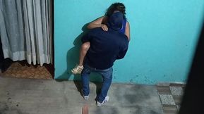 Surprising My Stepsister with the Neighbor While Cuckold Is Away