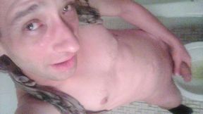 Horny Transgirl Pissing Standing up in Full View