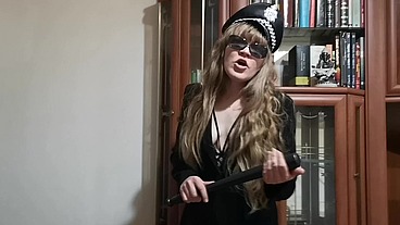 Female police officer has sex with content creator