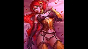 Pyrrha Nikos Seduces Team RWBY in Steamy Lesbian Fantasy