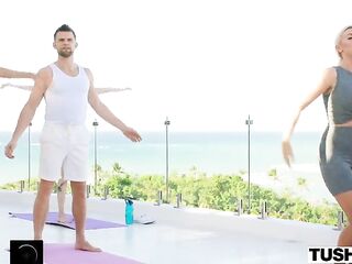 TUSHY Anal-Mad Yoga Instructor Sandra Lyd Sneaks Away With Married Dude For Secret Anal