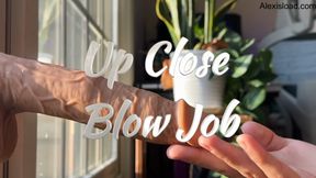 Close Up Dildo Blowjob