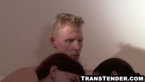 Margaret's threesome adventure with a horny couple