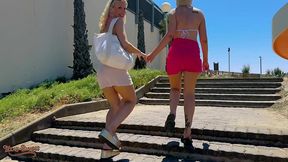 blondes greta foss & vera jarw makes mr. texas cum really hard!