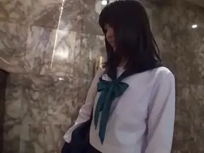 Japanese teen gets fucked by her horny swimming trainer