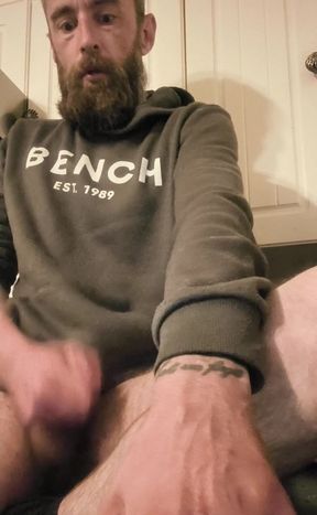 Big Dick Wanking and Smoking