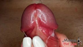Mistress' Handjob Leaves Him Humiliated and Quickly Cumming