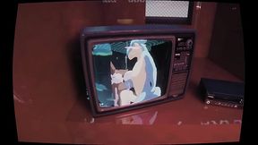 Dayshift At Milkers [ FNAF Hentai Game ] Ep.1 Gay cursed furry VHS tape !