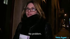 French tourist CHEATS while her Boyfriend waits for her in a restaurant
