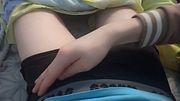 While I was relaxing and watching TV, my friend reached for my dick