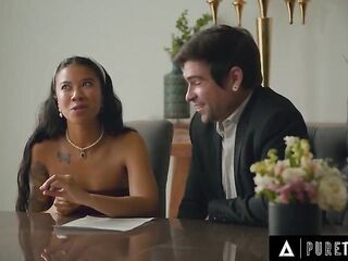 PURE TABOO Sexually excited Bride Gizelle Blanco Shamelessly Teases Spouse In Front Of Wedding Witnesses