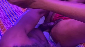 Roommate Getting All Creamy on My Black Cock