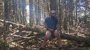 Smoking in the woods