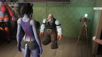 A draenei girl was caught and fucked by monsters. 3D Hentai Game