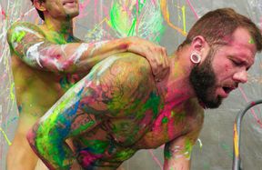 Colorful anal perversions with Johnny Hill and Dakota Payne