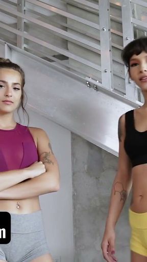 Pissed Step-sisters Find Out Their Stepbrother Has Been Fucking Both Of Them On The Low - SisLovesMe   Clip 1