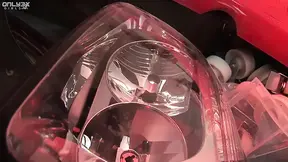 Claudia Rossi and Jasmine Webb strapon lesbian fun