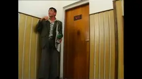 Busty MILF Pisses on a Pig's Face and Then Gets Ass Fucked and Creampied in Her Mouth