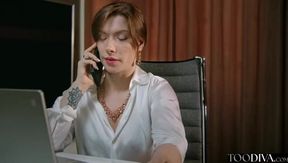 Curious Accountant Explores New Desires - Starring Sata Jones and Matthew Meier