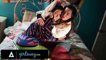 Gia Paige & Alina Lopez Save Earth from Alien Wrath with Fingering & Fisting