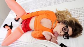 ”Screams & Orgasms From My Stepsister In Velma Costume - Molly Little”