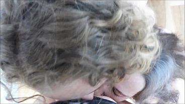 3some Deepthroat Blowjob with 2 Girls and Cumshot on both Faces