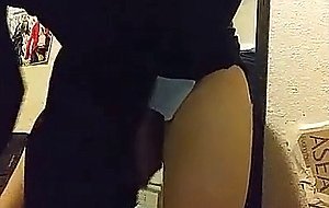 Trans moaning as she rides her toy