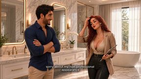 Husband Cheated with Hot Redhead Realtor and then Fucked BOTH!