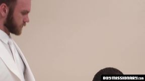 BoyMissionary.com - Mormon virgin's divine, raw fucking while worshiping a big, sacre