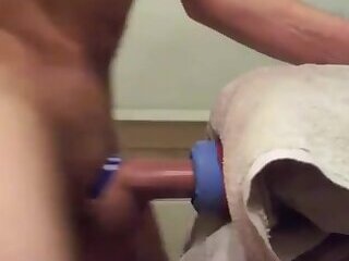 Hunk Humps Pillow to Hands-Free Orgasm